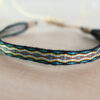 Pulsera Telar Egipcio 96Hilos Turquesa/Beige