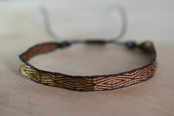 Pulsera Telar Egipcio 96Hilos Café/Miel