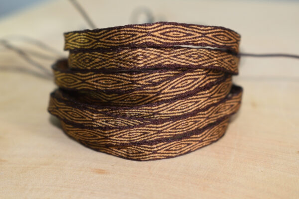 Pulsera Telar Egipcio 96Hilos Café/Miel - Image 2