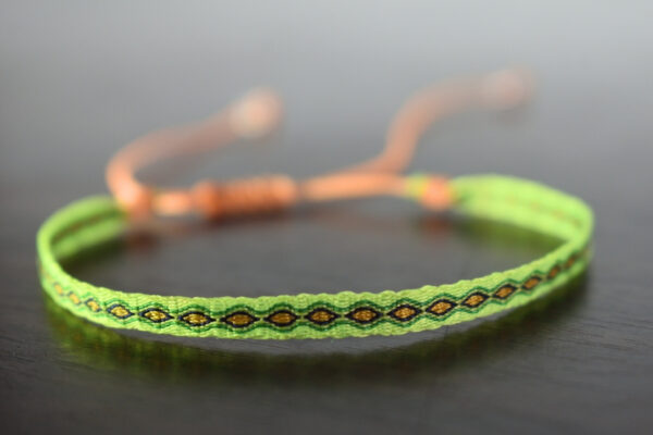 Pulsera Telar Egipcio 48 Hilos Verde