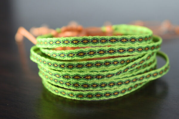 Pulsera Telar Egipcio 48 Hilos Verde - Image 2