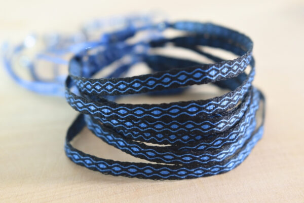 Pulsera Telar Egipcio 48 Hilos Petróleo/Azul - Image 2