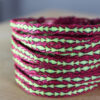 Pulsera Telar Egipcio 96Hilos Uva/Verde Lima - Image 2